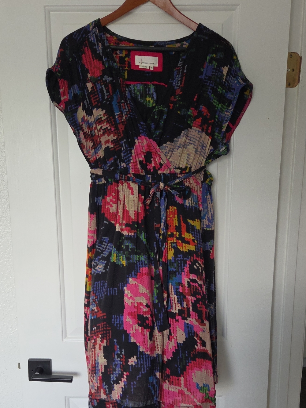 Anthropologie Astrid Needlepoint Mini Dress